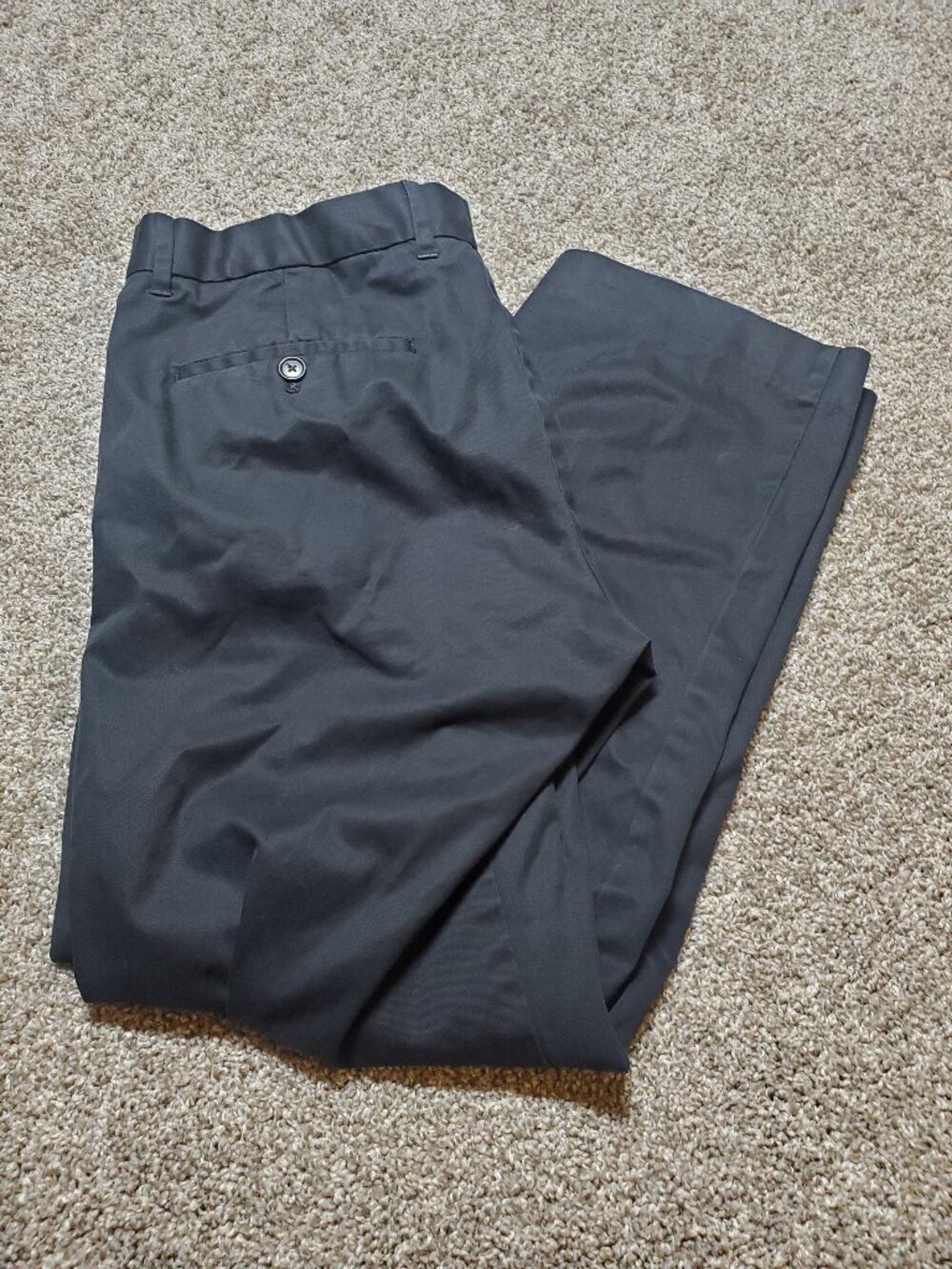 Gap Khakis Men's Relaxed Fit 34x29 Black